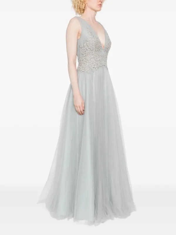 sachin and babi light blue dress LAFAYETTE 148 NEW YORK Soutache-Embroidered Midi Dress