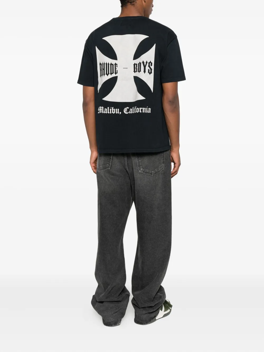RHUDE cross-embellished T-shirt | T-Shirts | Image 2