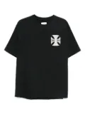 RHUDE cross-embellished T-shirt - Black
