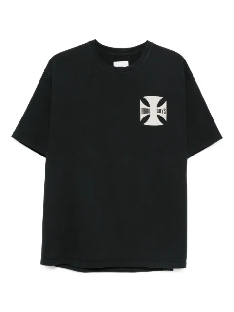 RHUDE cross-embellished T-shirt