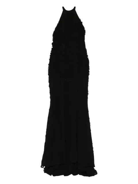 Amen vestido texturizado con cuello halter