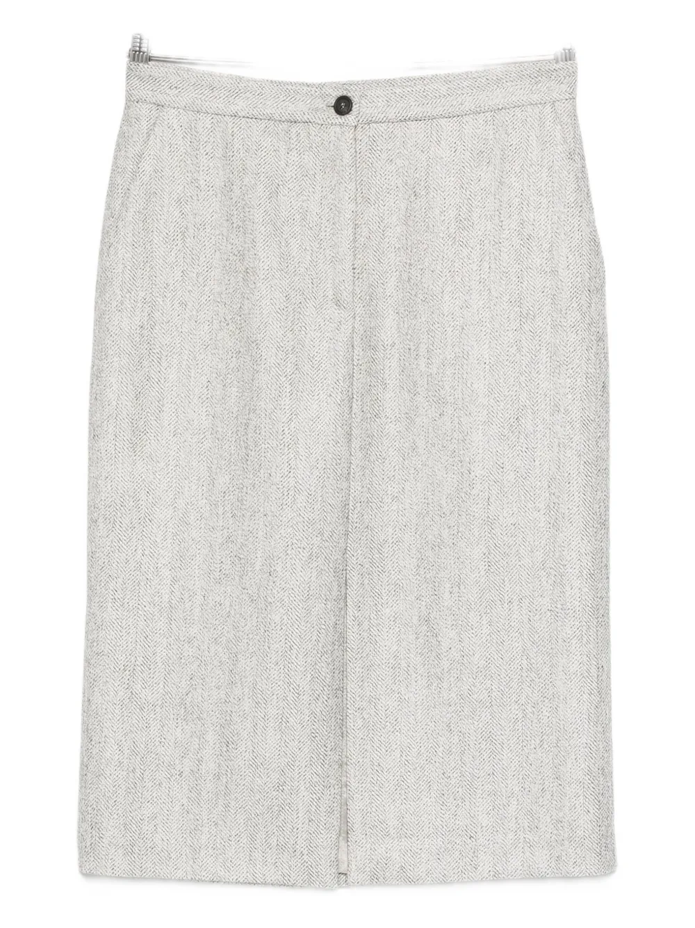 Antonelli Wisky Button Skirt In Gray