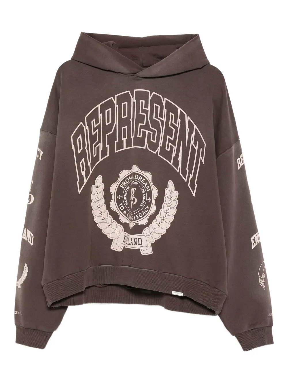 Represent hoodie con logo estampado | negro | Image 1