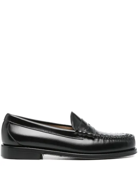 G.H. Bass & Co. woven-front leather loafers