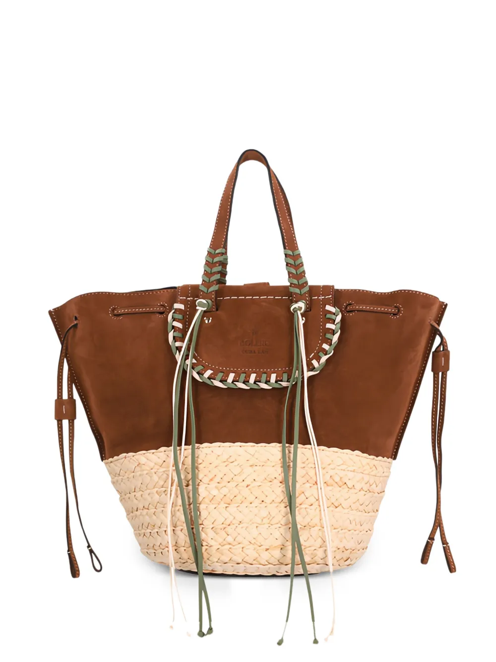 CUBA LAB Bolero suede tote bag | Brown | Image 1