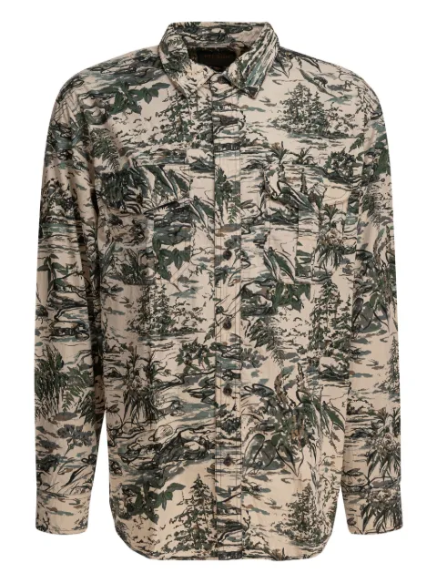 Filson landscape-print cotton shirt