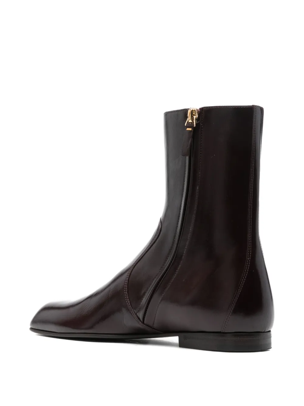 KHAITE Colt laarzen met rits Bruin