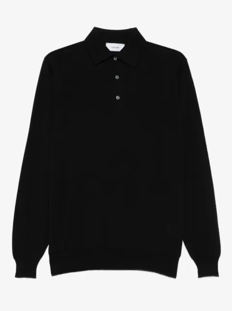 Lardini polo en laine à manches longues