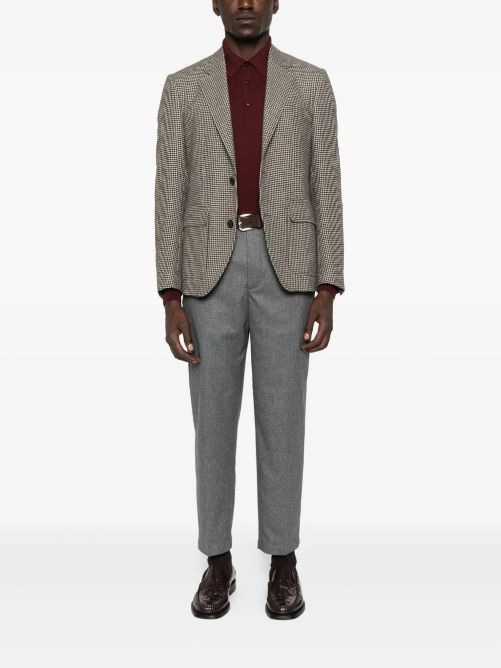 Briglia 1949 pleated trousers - Grijs