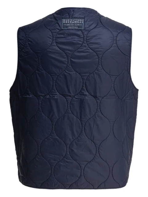Ceccarelli quilted zip-front gilet