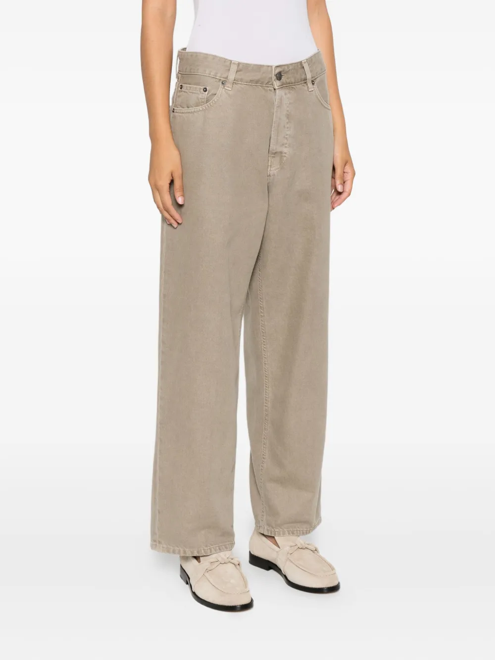 Haikure Jeans met 5 zakken Bruin