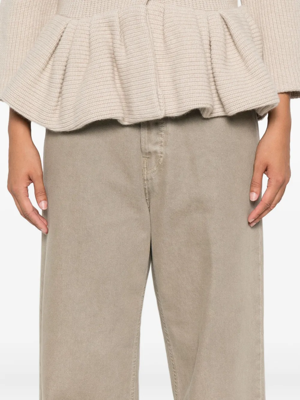 Haikure Jeans met 5 zakken Bruin