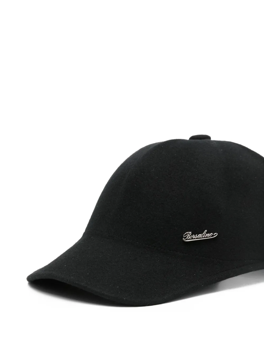 Borsalino Timothee pet van wol-viltblend Zwart