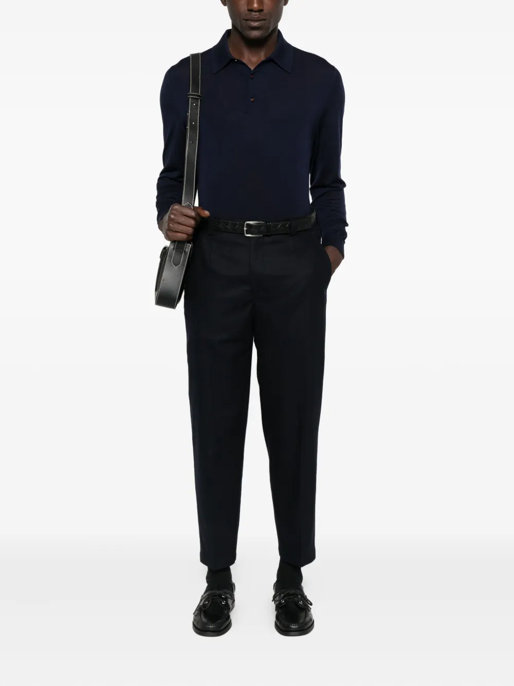 Briglia 1949 elastic-waistband trousers - Blauw
