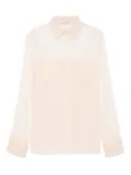 Ermanno Scervino sheer button-up shirt - Pink