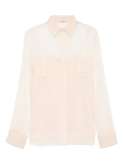 Ermanno Scervino sheer button-up shirt