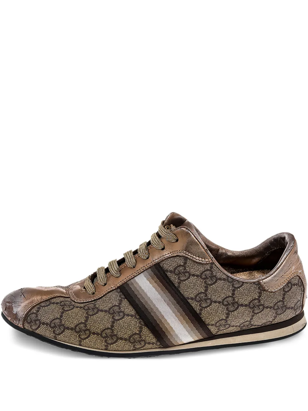 Gucci Pre-Owned GG Supreme sneakers | Brown | Image 1