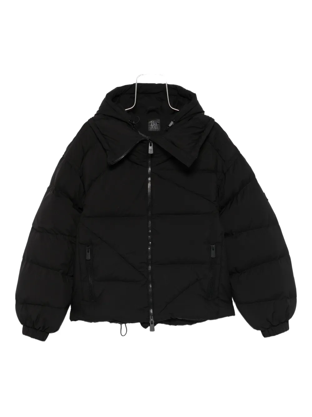Bacon zip-fastening puffer jacket - Nero