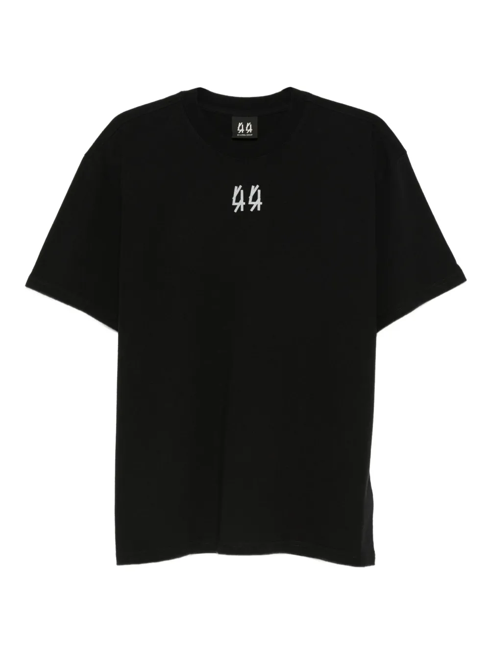 44 LABEL GROUP logo-embroidered T-shirt | Black | Image 1
