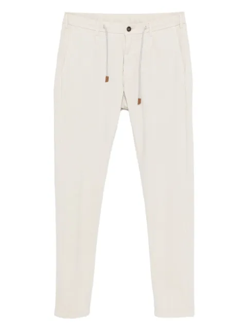 Eleventy drawstring-waist trousers