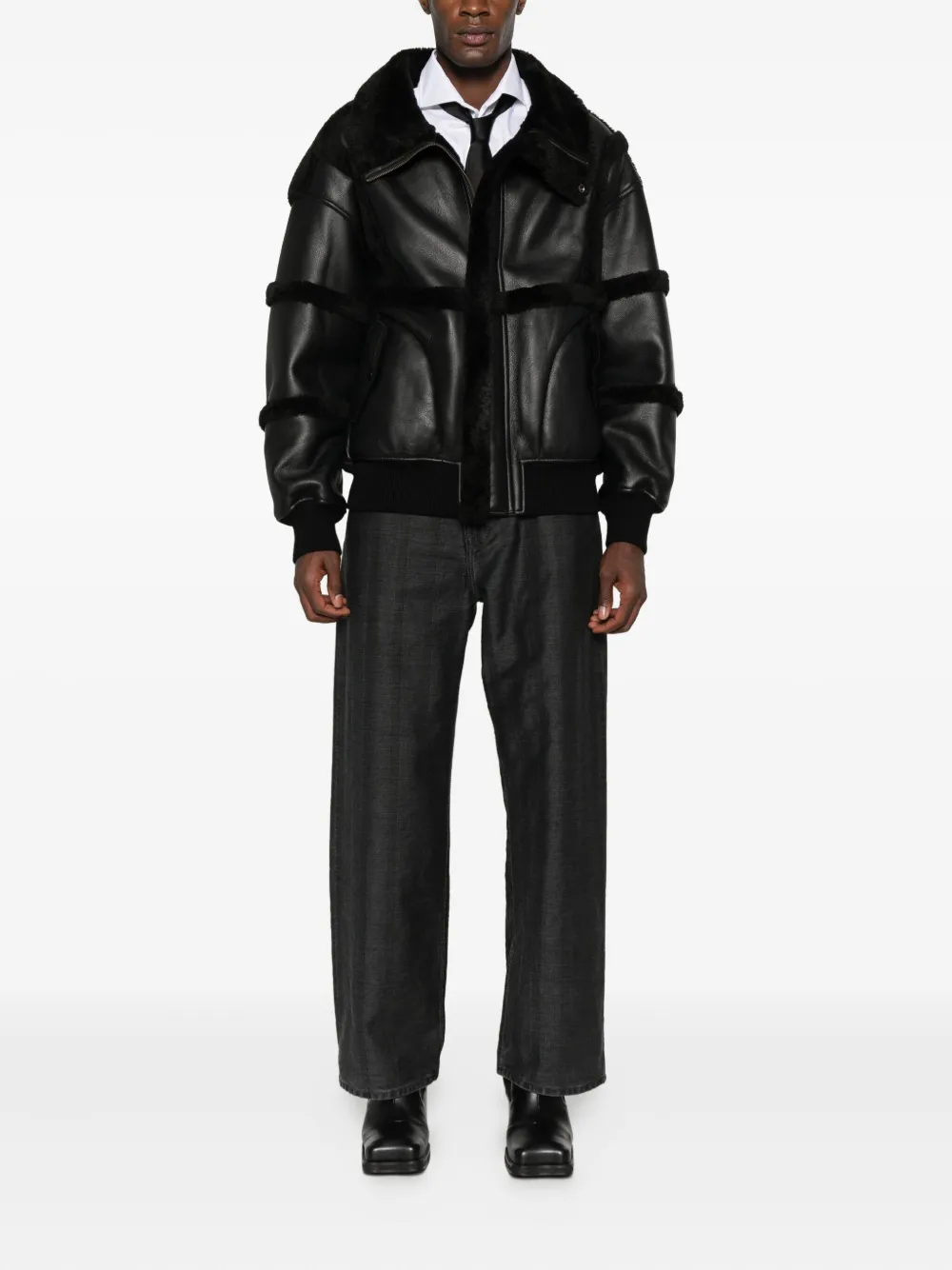 Feng Chen Wang reversible shearling jacket | Chamarras de piel | Image 2