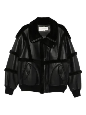 Giorgio Armani レザージャケット | ブラック | FARFETCH JP