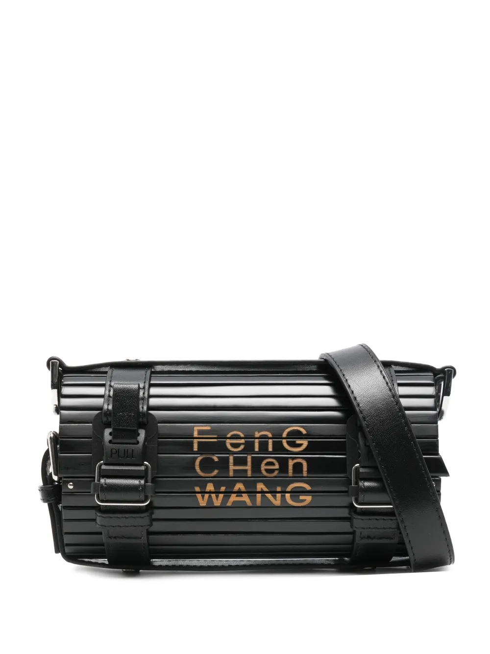 Feng Chen Wang cylindrical bamboo shoulder bag | Black | Image 1