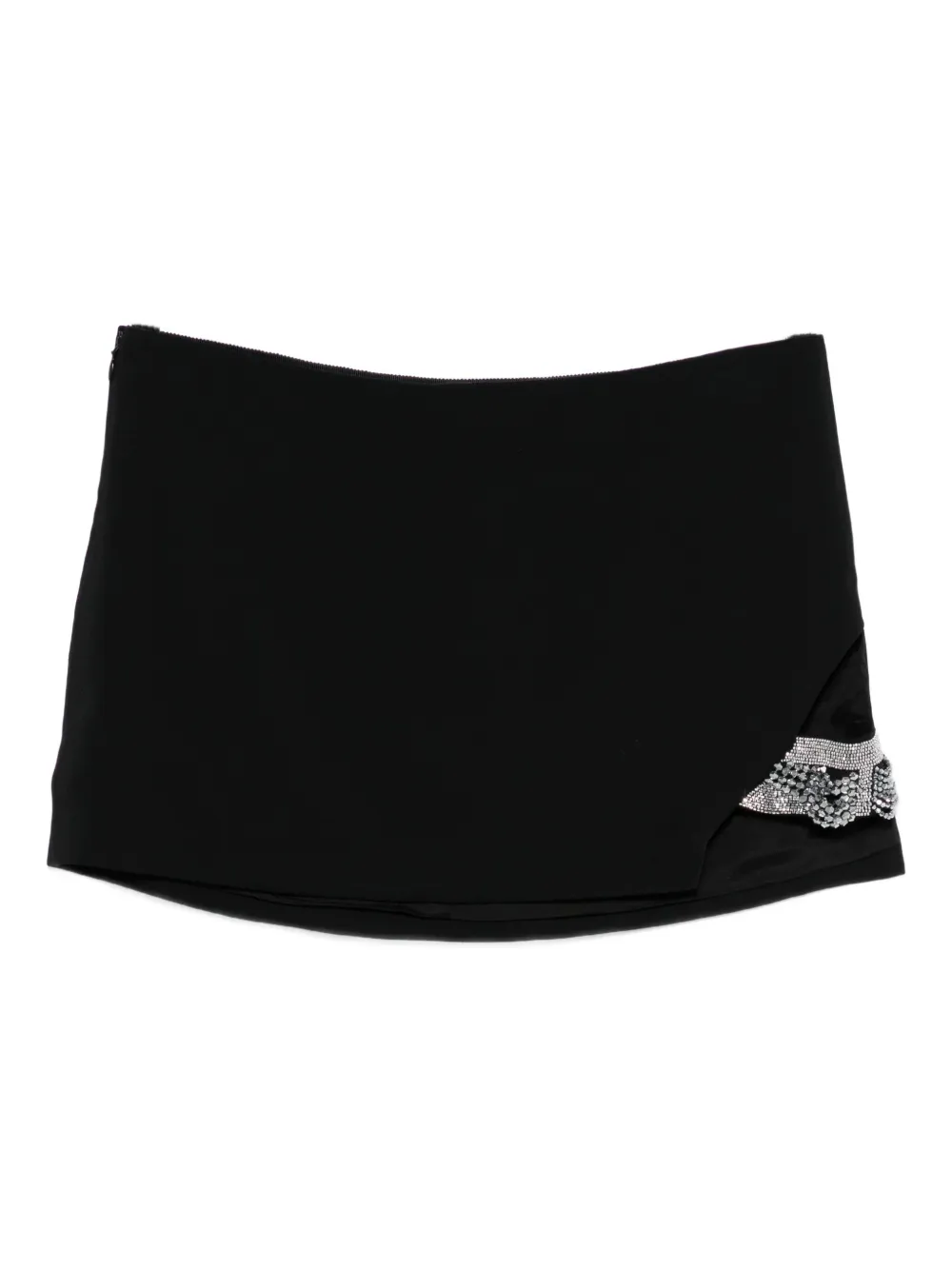 Amen beaded-embellished panel mini skirt - Nero