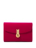 amato daniele velvet embellished-clasp shoulder bag - Pink