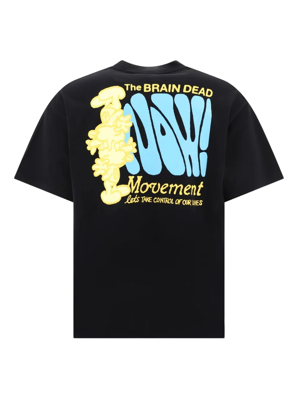 Brain Dead The Now Movement graphic-print T-shirt - ブラック Brain Dead The Now Movement graphic-print T-shirt - ブラック