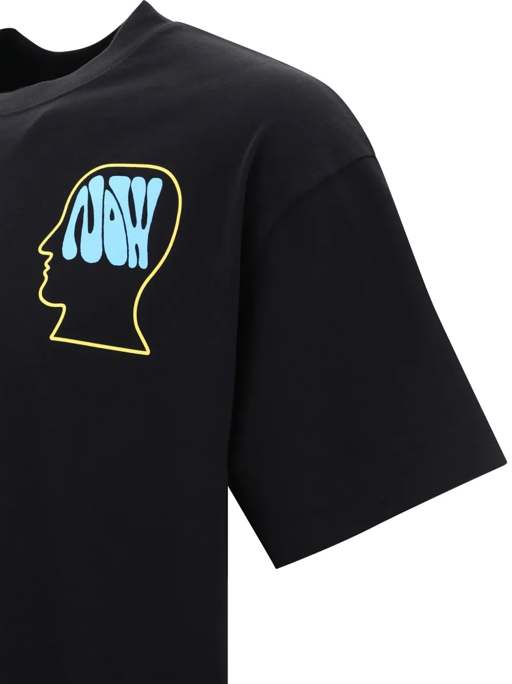 Brain Dead The Now Movement T-shirt met grafische print Zwart
