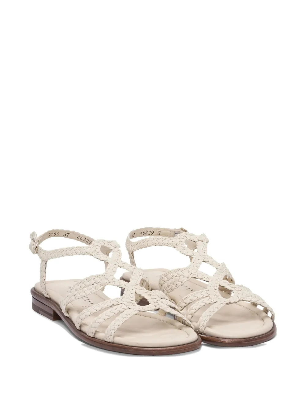 Toni Pons Tina Wet leren sandalen Beige