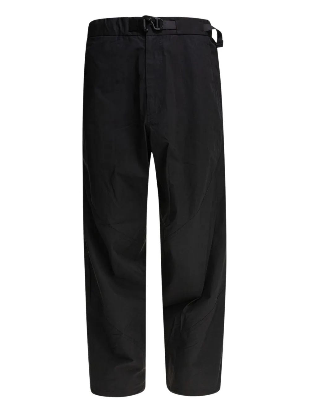 Helicoid belted trousers