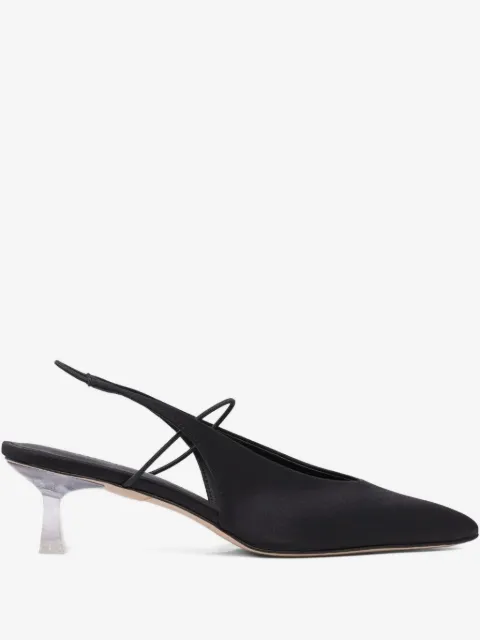 Studio Amelia Mignon silk-satin pumps