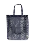 SOUTH2 WEST8 abstract-print mesh shoulder bag - Blue