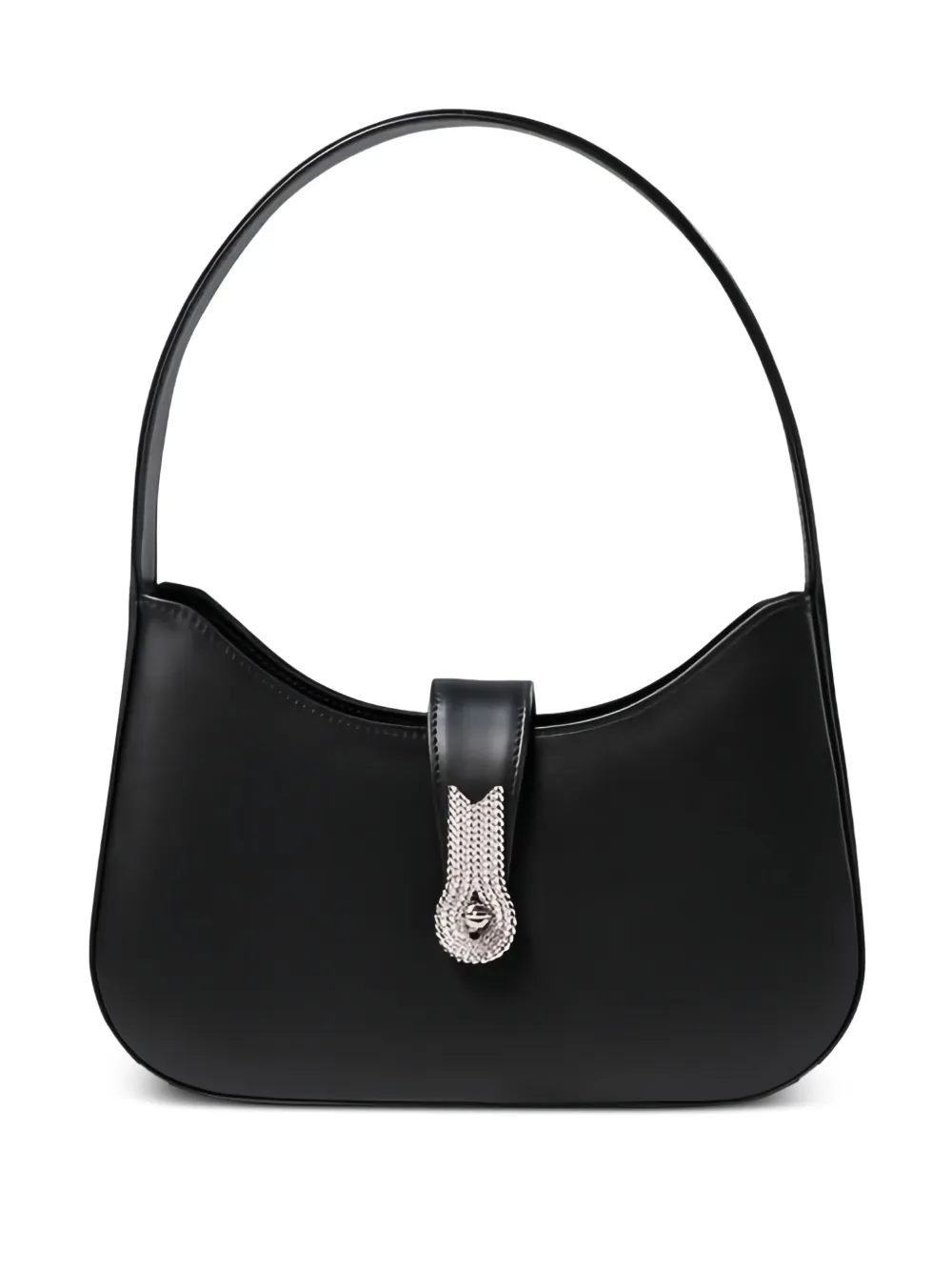 Queen leather shoulder bag