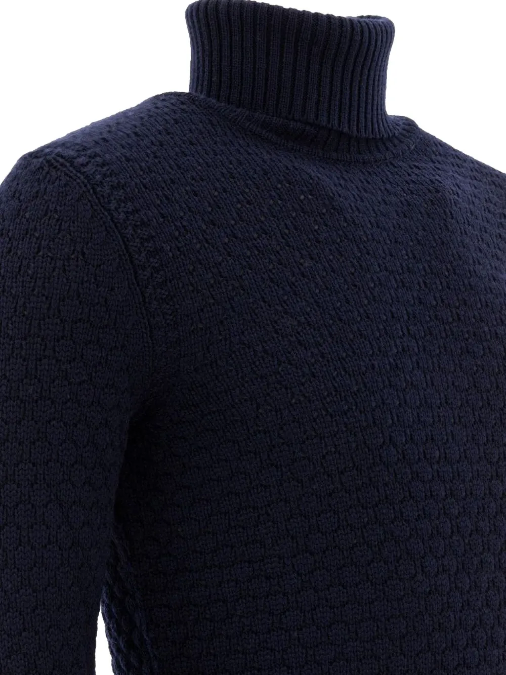 RAKKI Coltrui met textuur Blauw