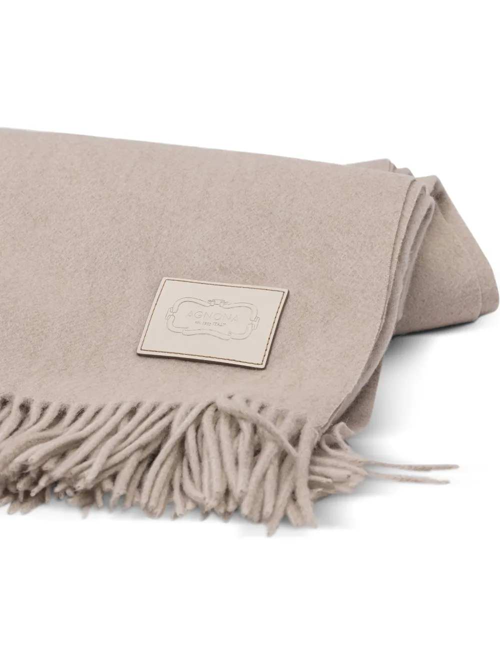 Agnona fringed wool scarf | Image 2