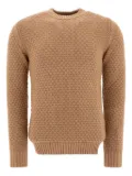 RAKKI ribbed crew-neck sweater - Brown