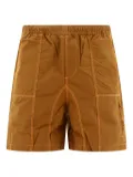 Brain Dead triple-needle panel shorts - Brown