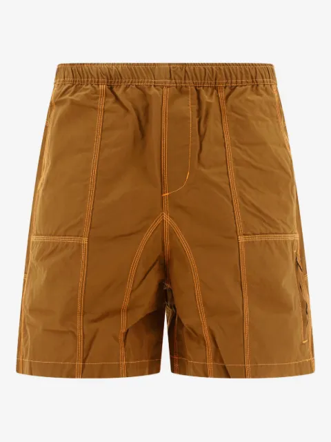 Brain Dead triple-needle panel shorts