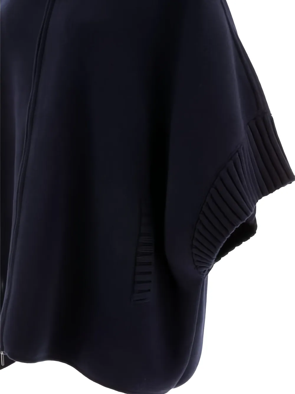 Giovi Wool And Cashmere Poncho Coats Blue In Blue