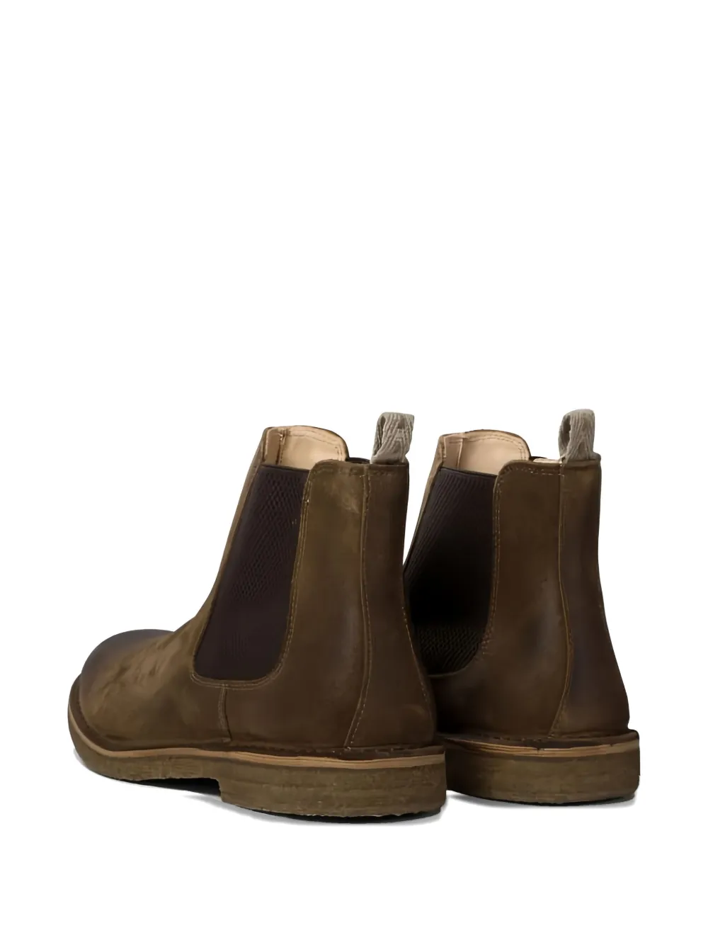 Astorflex Elastic-panel Chelsea Boots In Brown