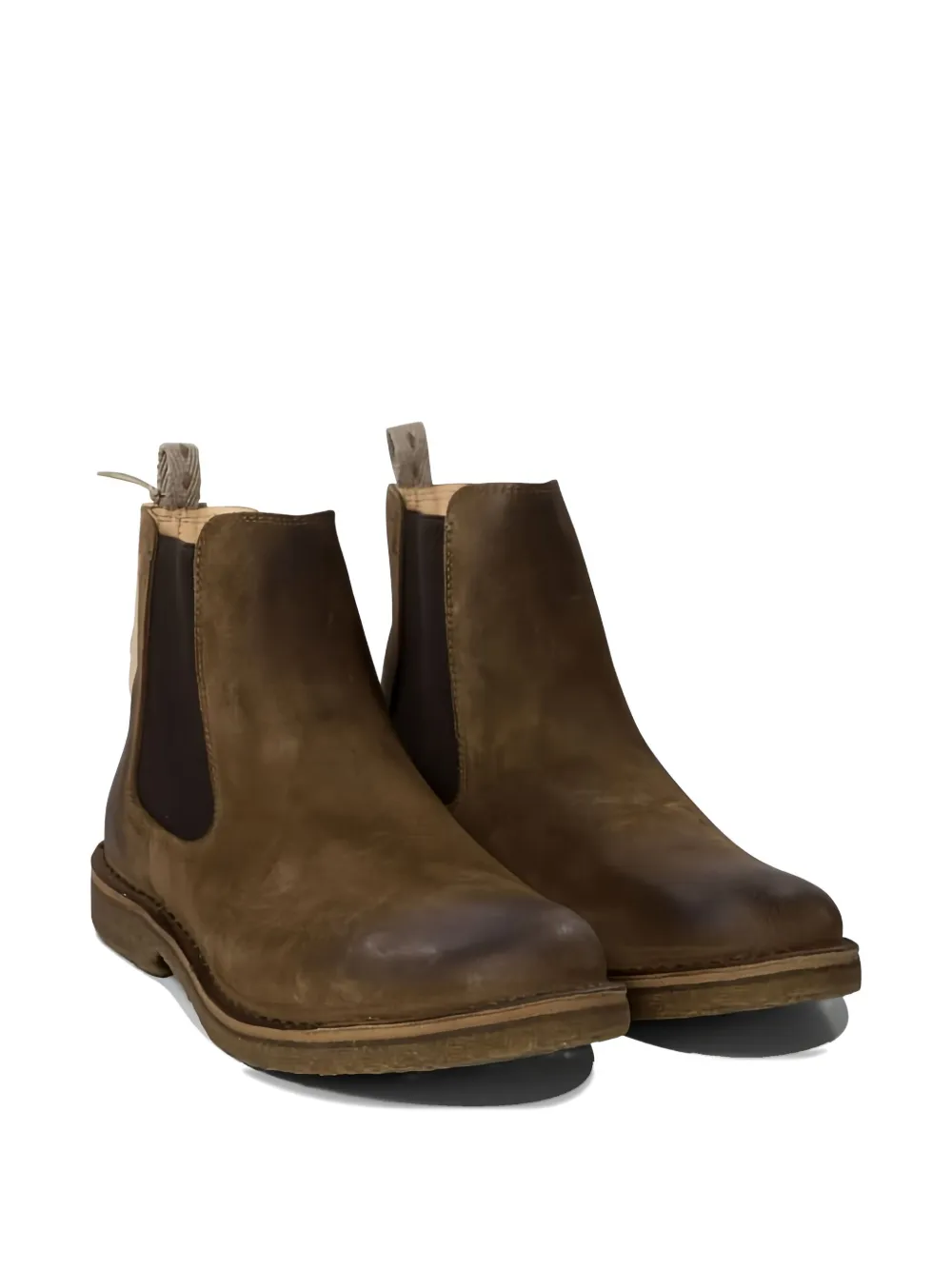 Astorflex Elastic-panel Chelsea Boots In Brown