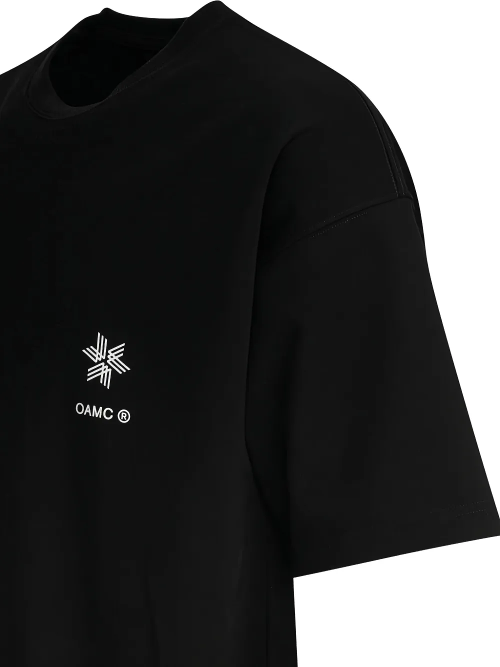 Goldwin Katoenen T-shirt met OAMC-logoprint Zwart