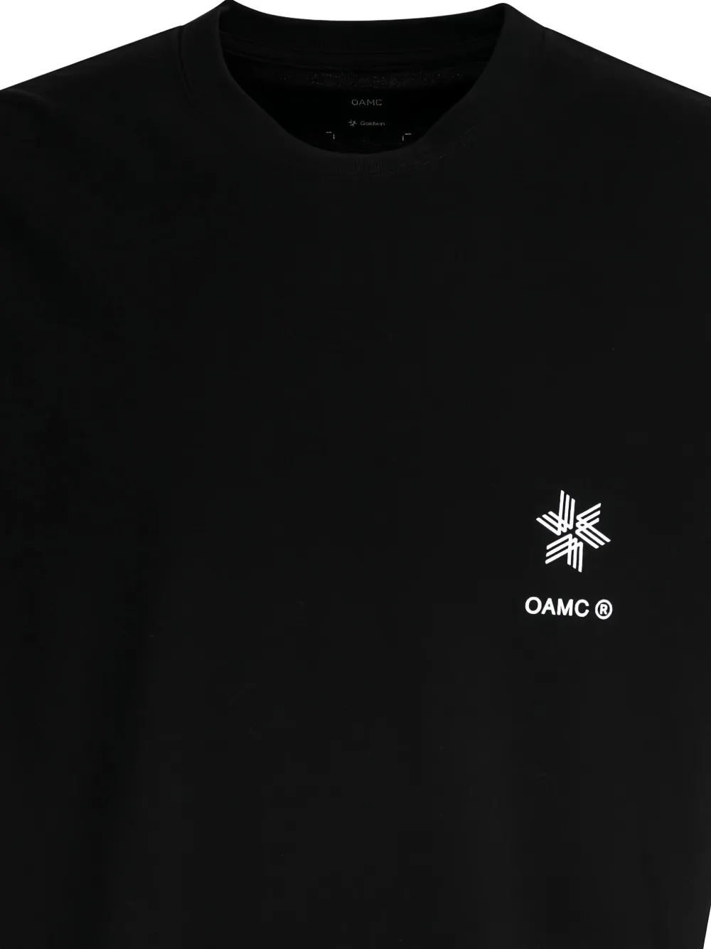 Goldwin Katoenen T-shirt met OAMC-logoprint Zwart
