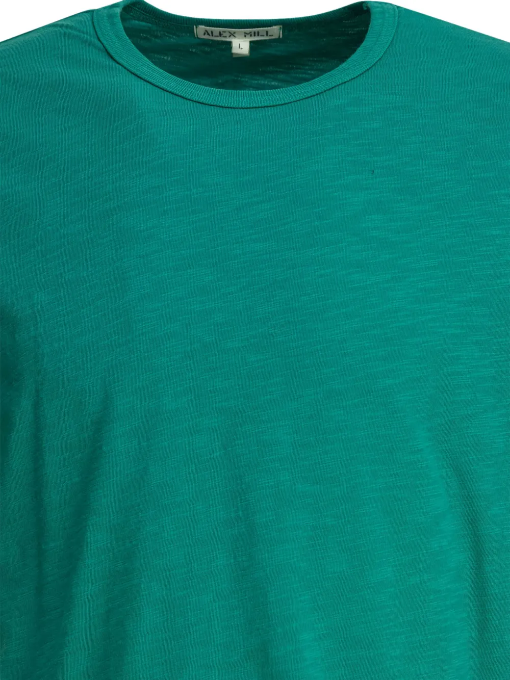 Alex Mill Katoenen T-shirt met ronde hals Groen
