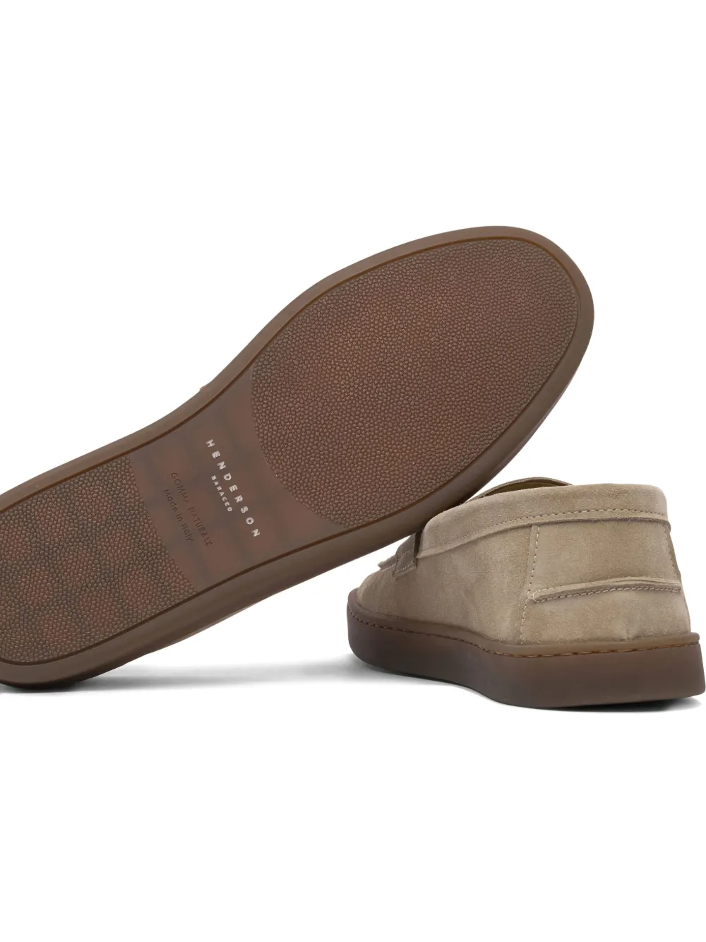 Henderson Baracco Suède loafers Beige