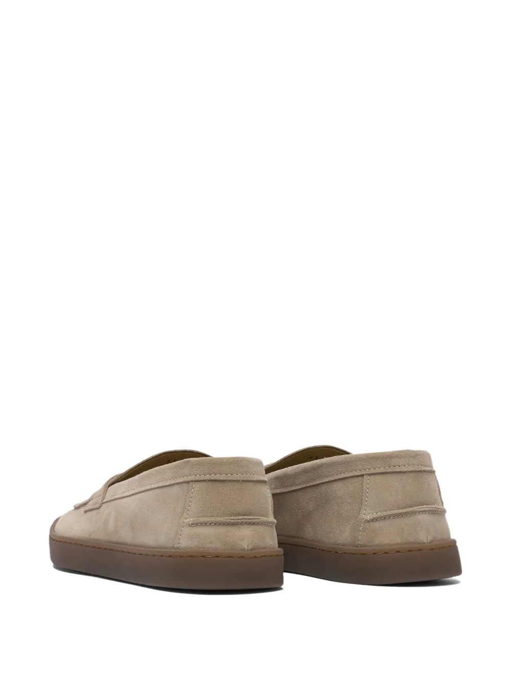 Henderson Baracco Suède loafers Beige