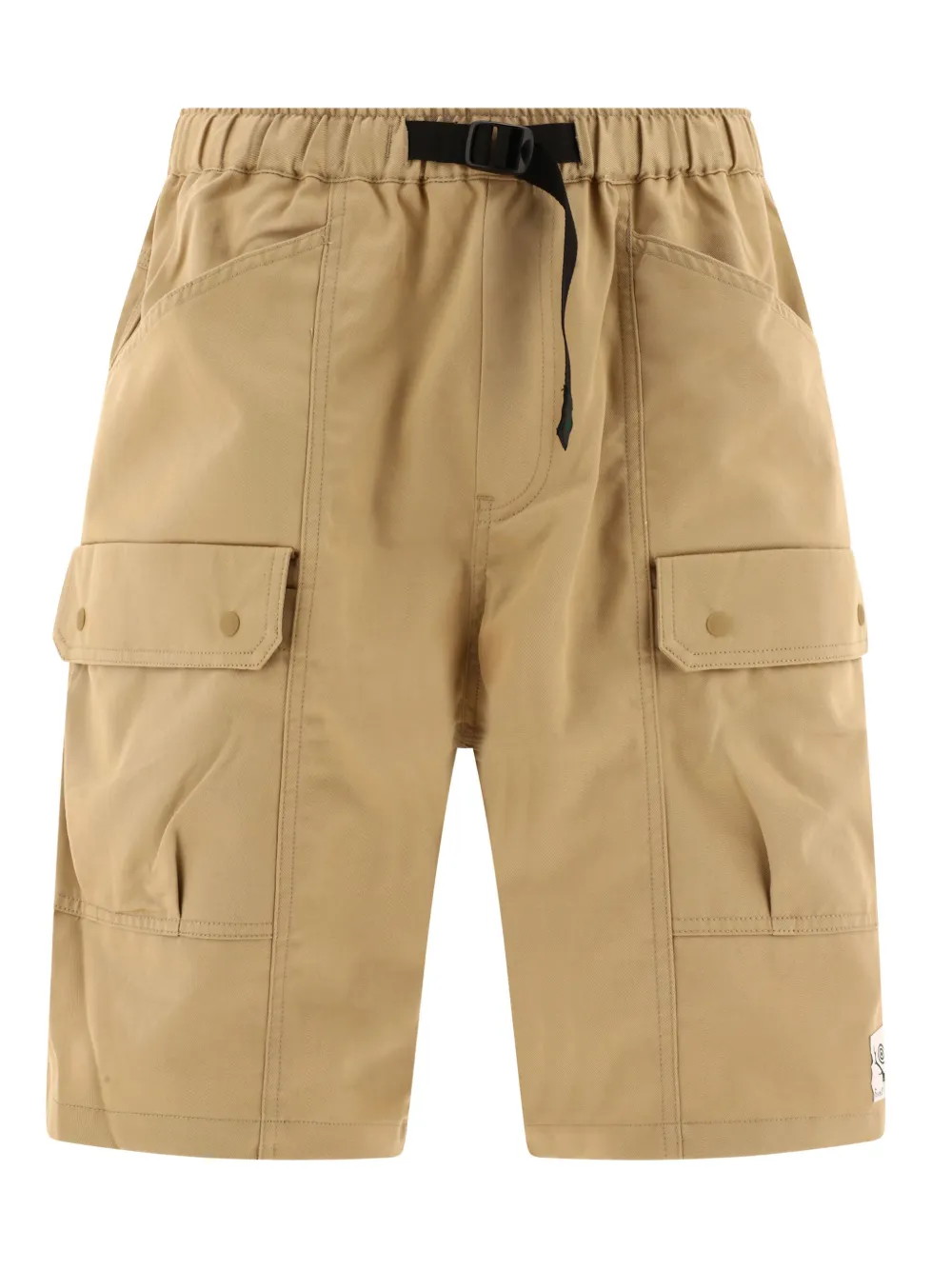 SOUTH2 WEST8 Shorts met elastische tailleband en cargo zak Beige
